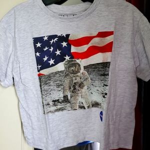 NASA Cropped T-Shirt